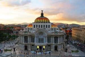building from above in Mexico