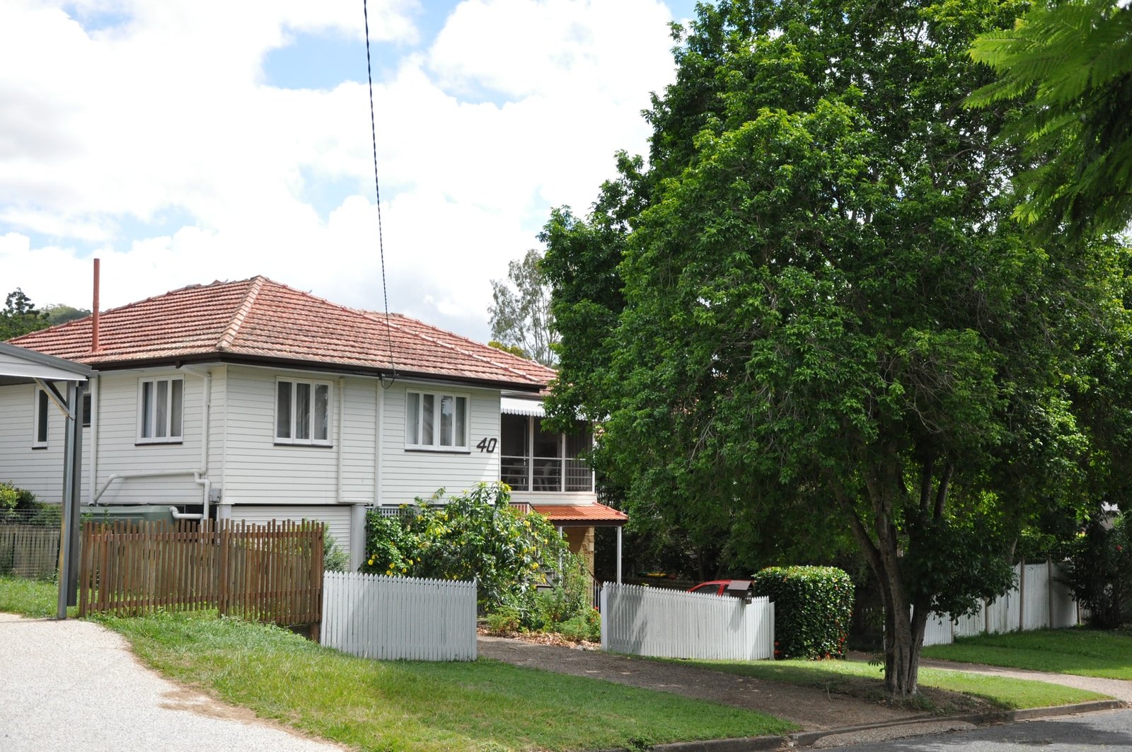 house on Australian street